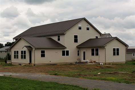 pictures of houses with burnished slate metal roof|burnished slate crinkle metal roof.